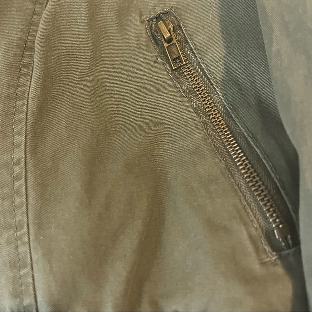 Ambiance Small Olive Bomber Jacket - Picture 12 of 16